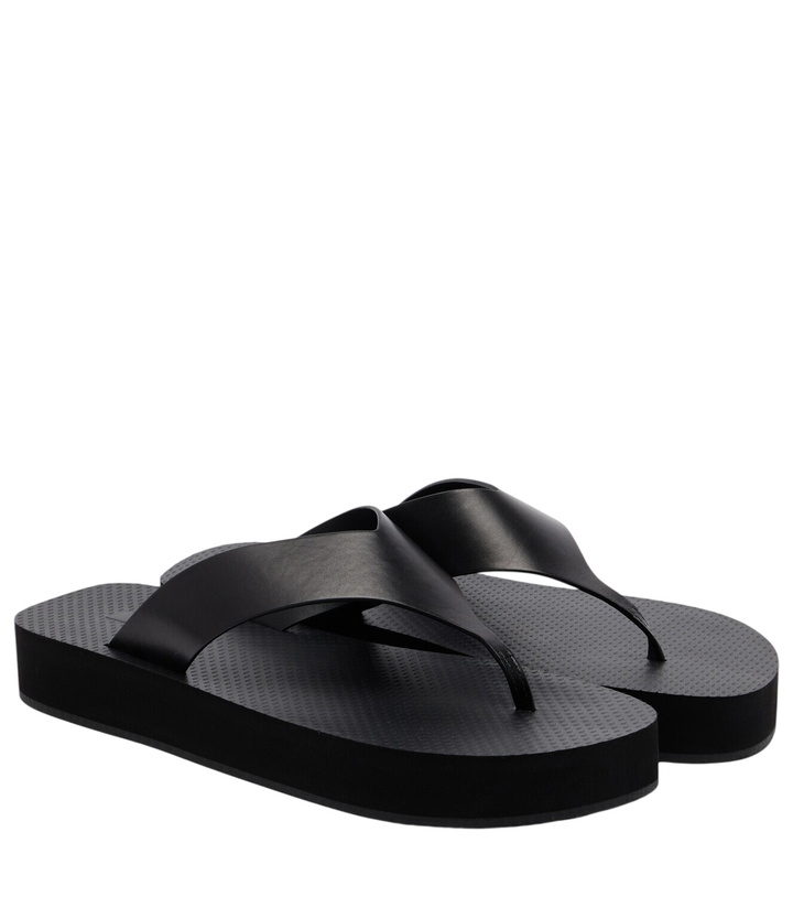 Photo: The Row Dune leather thong sandals