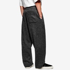 MKI Men's Mohair Blend Knit Wide Leg Joggers in Charcoal