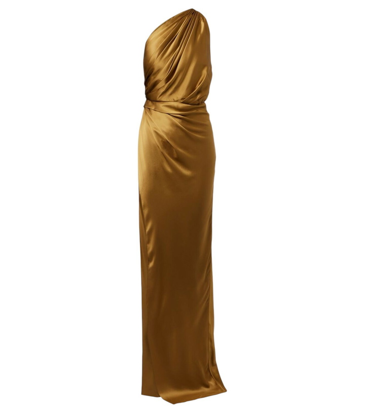 Photo: The Sei Draped silk satin gown