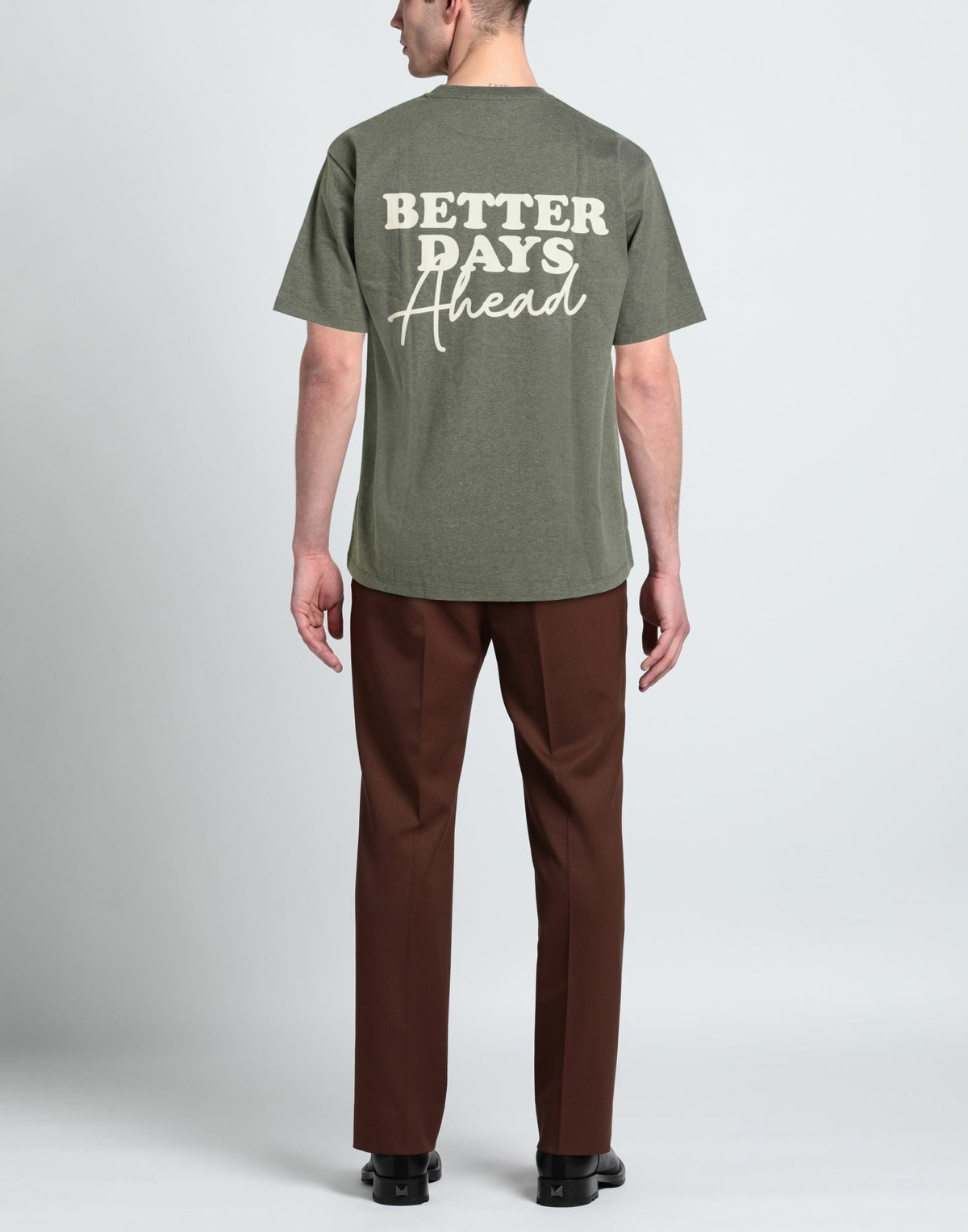 Shoe Mens T-shirt Military in Green