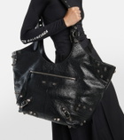 Balenciaga Le Cagole Large leather tote bag