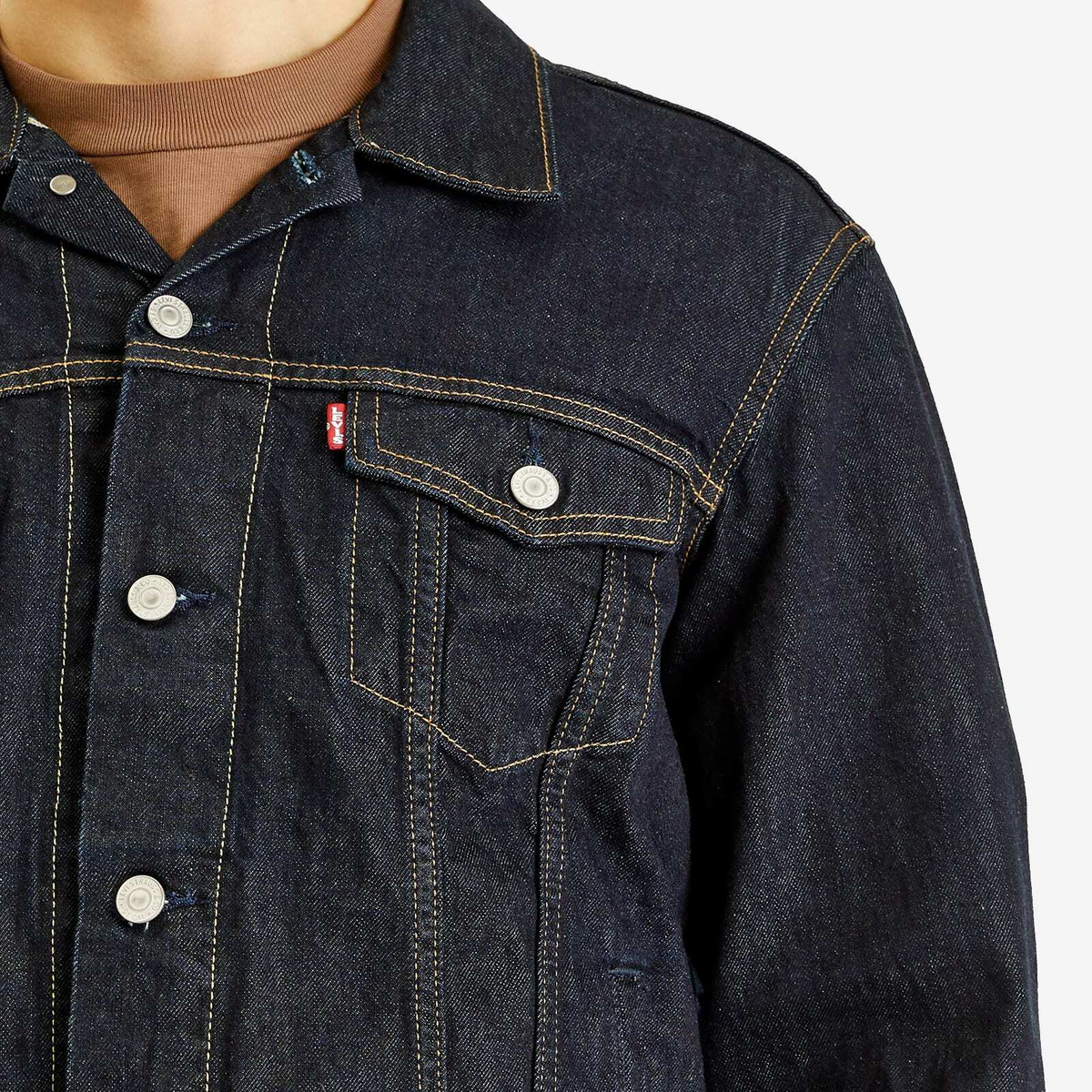 Levi's Men's Red Tab Trucker Jacket in Thriller Selvedge Resin