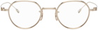 YUICHI TOYAMA. Gold Yuichi Toyama:5 'The Angel' Glasses