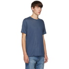 rag and bone Reversible Blue and Grey Short Sleeve T-Shirt