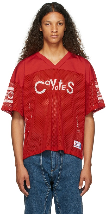 Photo: ERL Red 'Coyotes' Football T-Shrit