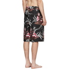 Prada Black Hawaii Swim Shorts