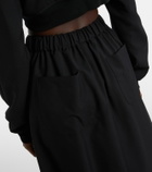 Noir Kei Ninomiya Wool midi skirt