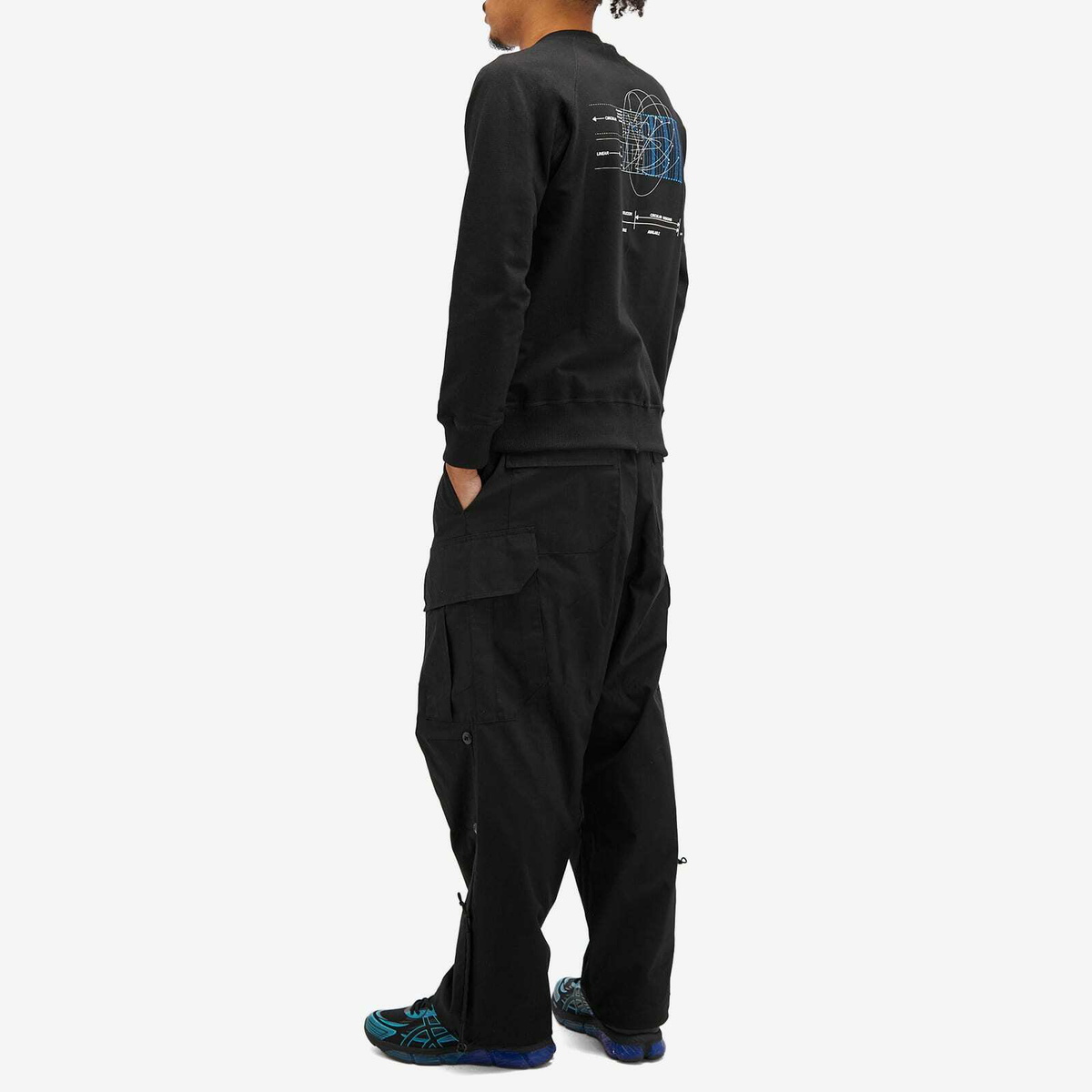 Space Available Men's System Dynamics Sweatshirt in Black