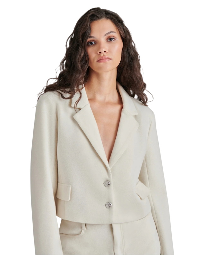 Photo: Steve Madden Snowbell Blazer in Ivory