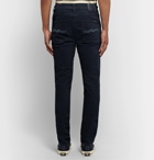 Nudie Jeans - Lean Dean Slim-Fit Tapered Organic Stretch-Denim Jeans - Black