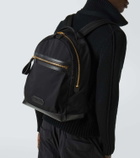 Tom Ford Leather-trimmed backpack