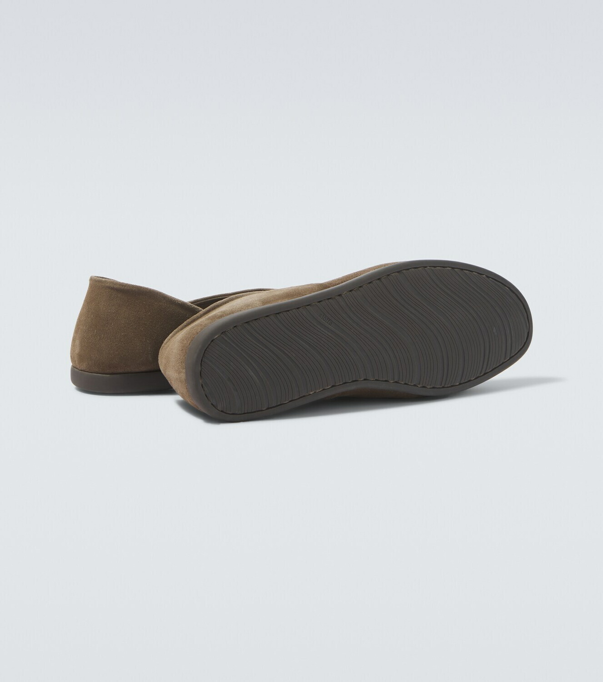 Stòffa Suede slip-on shoes