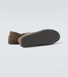 Stòffa Suede slip-on shoes