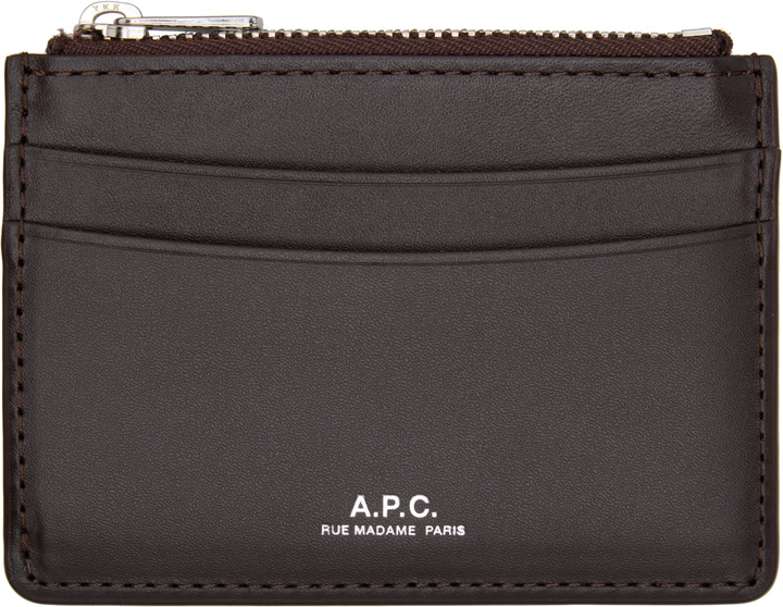 Photo: A.P.C. Brown Paris Card Holder