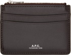 A.P.C. Brown Paris Card Holder