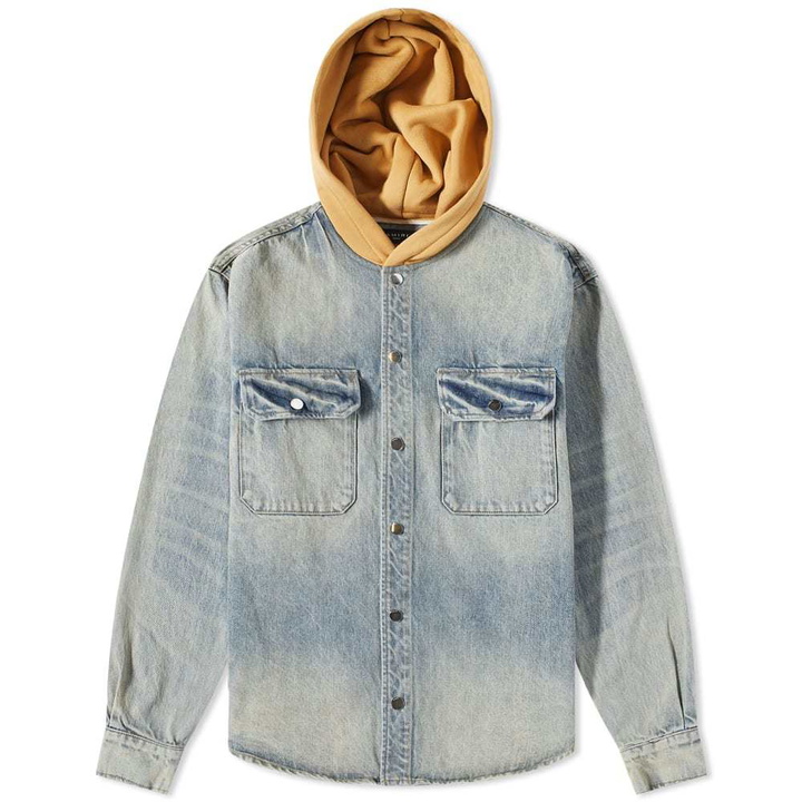 Photo: AMIRI Denim Hooded Overshirt