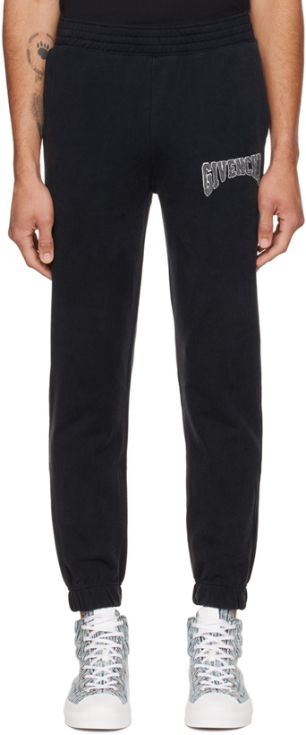 Photo: Givenchy Black Slim-Fit Lounge Pants