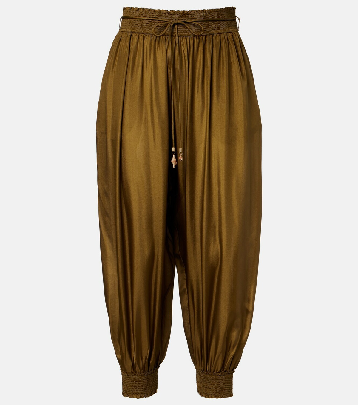 Zimmermann Mahon cropped silk balloon pants