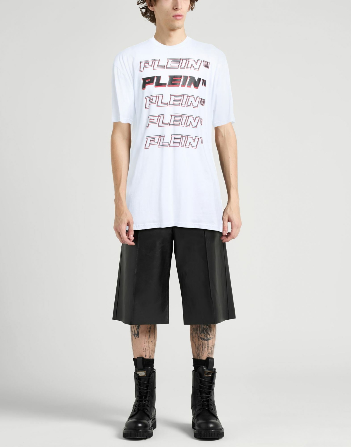 Philipp Plein Mens T-shirt in White