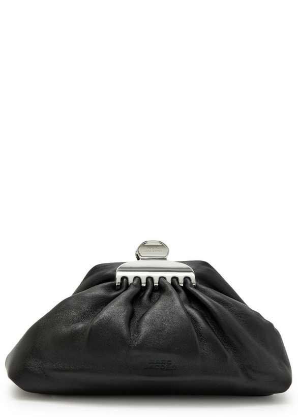 Photo: Marc Jacobs The Claw Clip Small Leather Clutch - Black - One Size