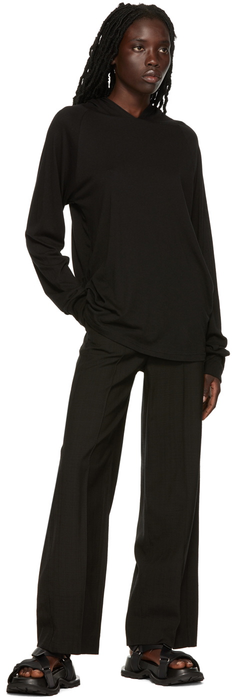 ÉTERNE Black Raglan Hoodie