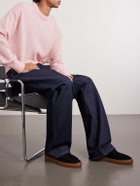 Mr P. - Larry Suede Boat Shoes - Black