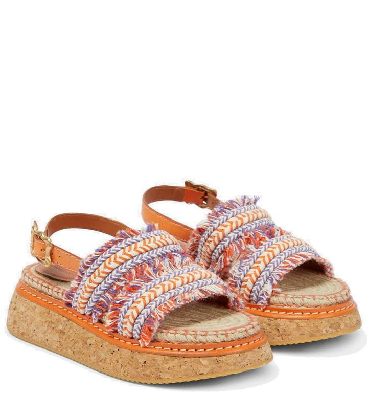 Photo: Zimmermann Braided Flatform sandals