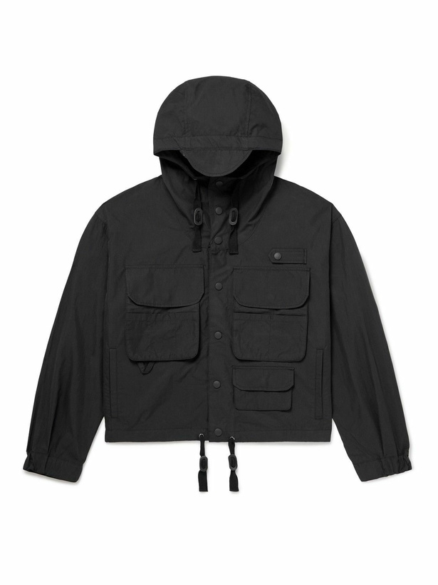 Photo: FrizmWORKS - Wading Cotton and Nylon-Blend Ripstop Hooded Parka - Black