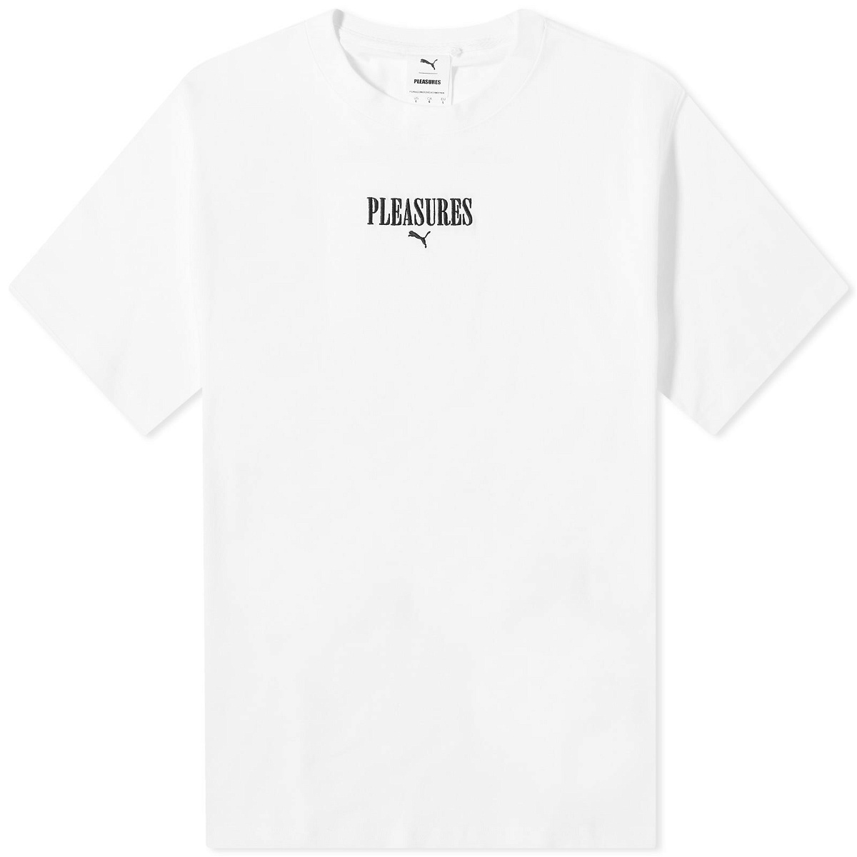 Photo: Puma Men's x PLEASURES Graphic T-Shirt in Puma Men's White