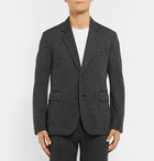 Brioni - Dark-Grey Mélange Stretch-Virgin Wool Suit Jacket - Men - Dark gray