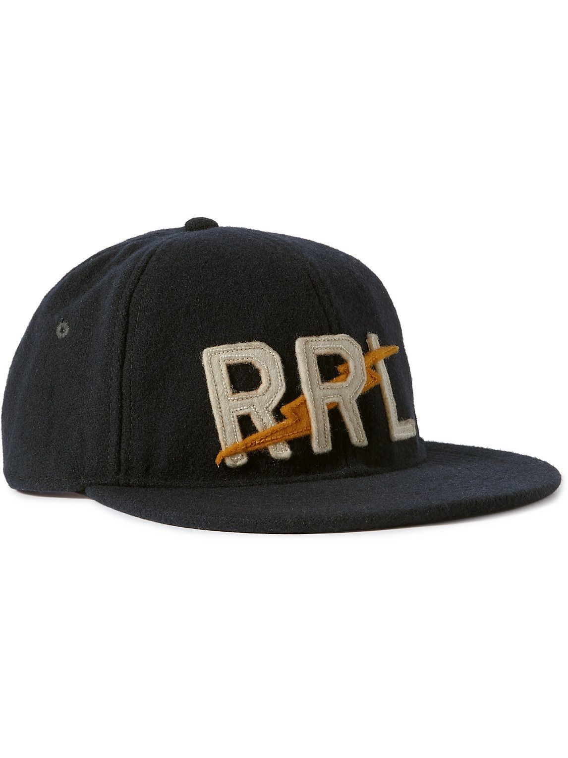 RRL LogoAppliquéd WoolBlend Felt Cap RRL