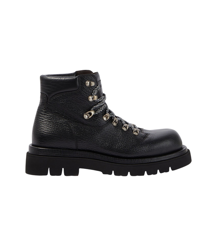 Photo: Bottega Veneta Lug leather lace-up boots