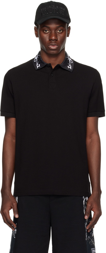 Photo: Versace Jeans Couture Black Printed Polo