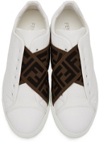 Fendi White 'Forever Fendi' Reloaded Sneakers