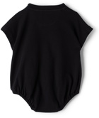 Burberry Baby Two-Pack White & Black Floral Bodysuit Set