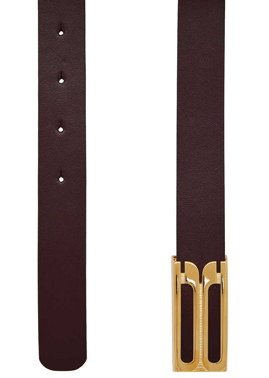 Victoria Beckham Dorian Leather Belt No Colour