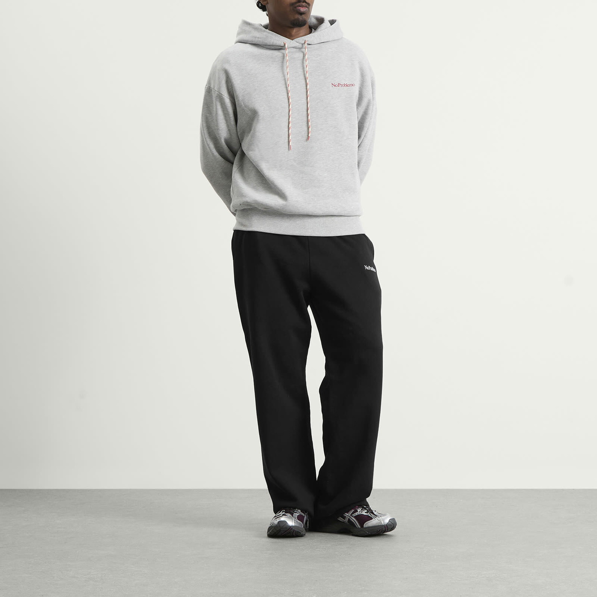 No Problemo Men's Mini Problemo Hoodie in Sport Grey