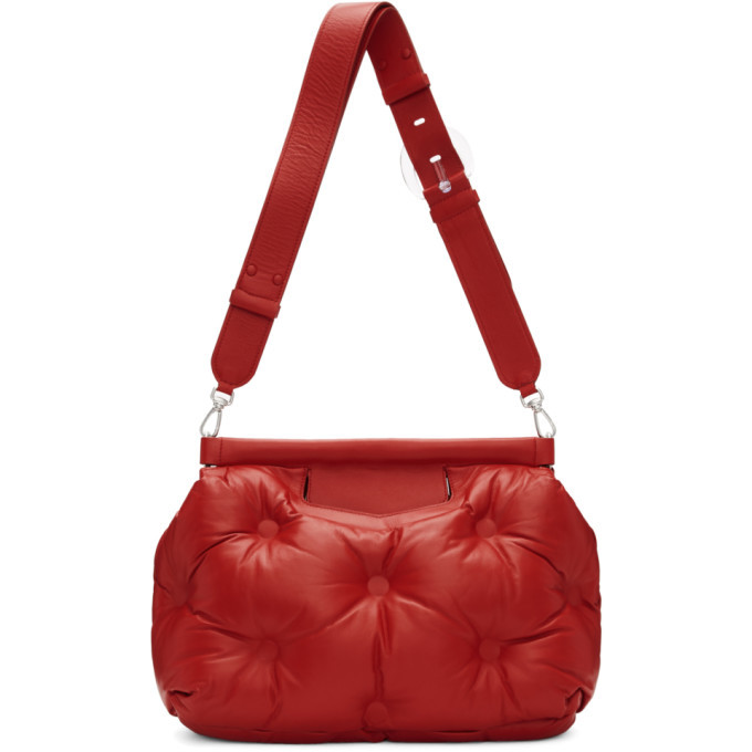 ☆【MAISON MARGIELA】☆Glam Slam ショルダーバッグ RED☆ Maison Margiela Red Medium Glam Slam Bag Maison Margiela
