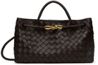 Bottega Veneta Brown Small East/West Andiamo Bag