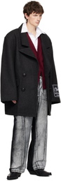 VAQUERA Gray Oversized Flight Coat