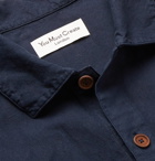 YMC - Cotton and Linen-Blend Overshirt - Men - Navy