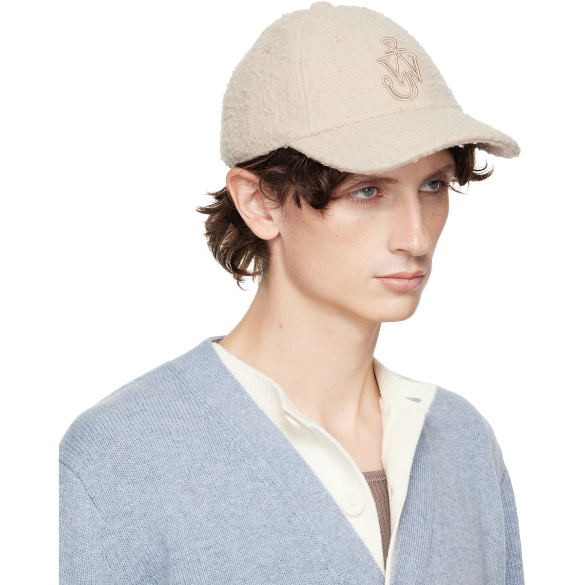 JW Anderson Beige Baseball Cap