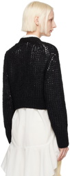 Comme des Garçons Homme Plus Black Mohair Cardigan