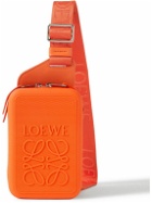 Loewe - Molded Logo-Debossed Rubber Messenger Bag