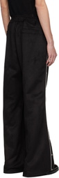 MISBHV Black Star Faux-Suede Track Pants