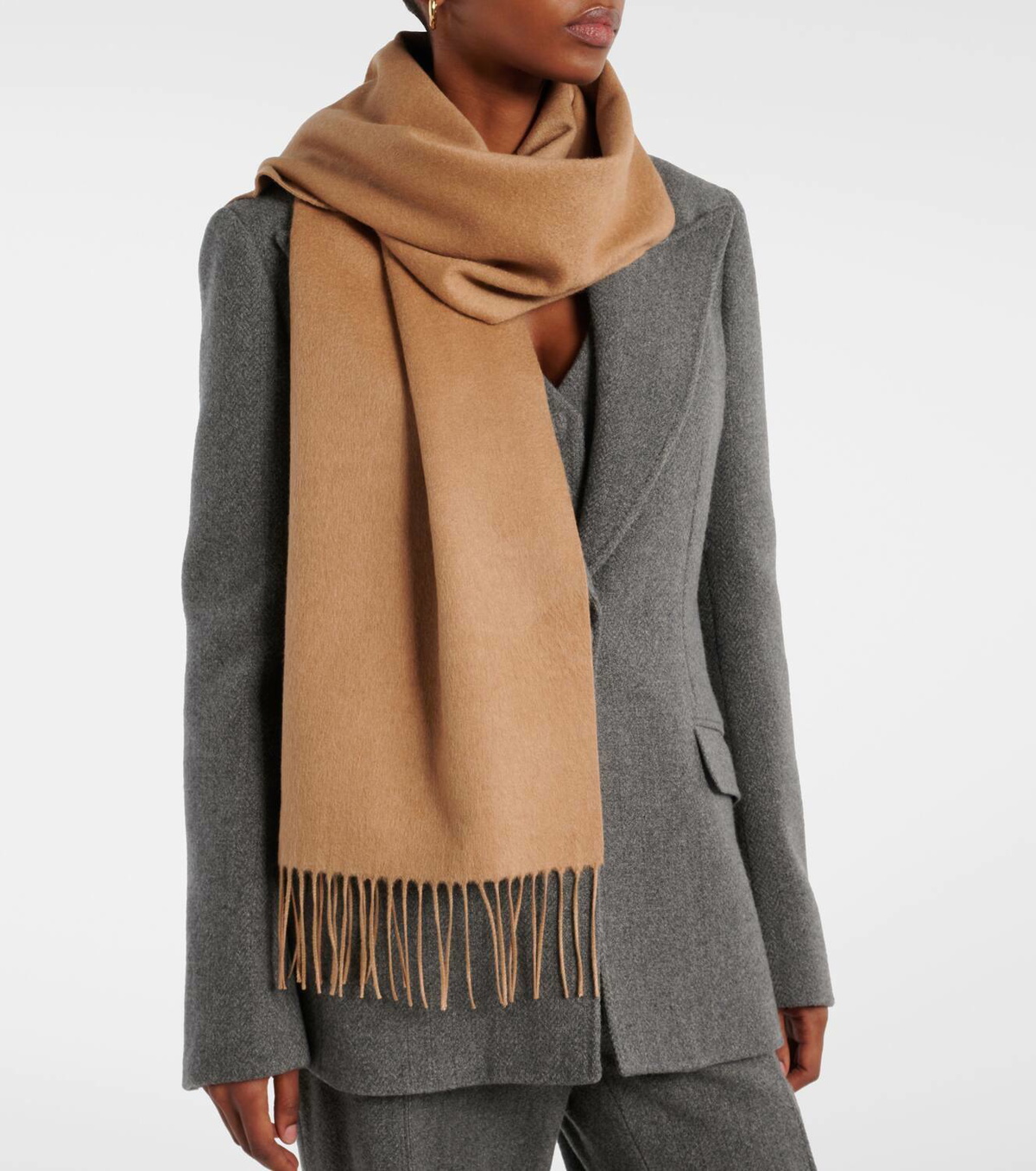 Gabriela Hearst Blaine fringed scarf
