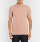 TOM FORD - Cotton-Piqué Polo Shirt - Men - Peach