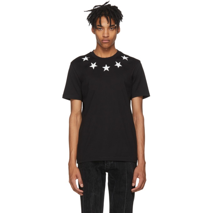 Photo: Givenchy Black Vintage Stars T-Shirt