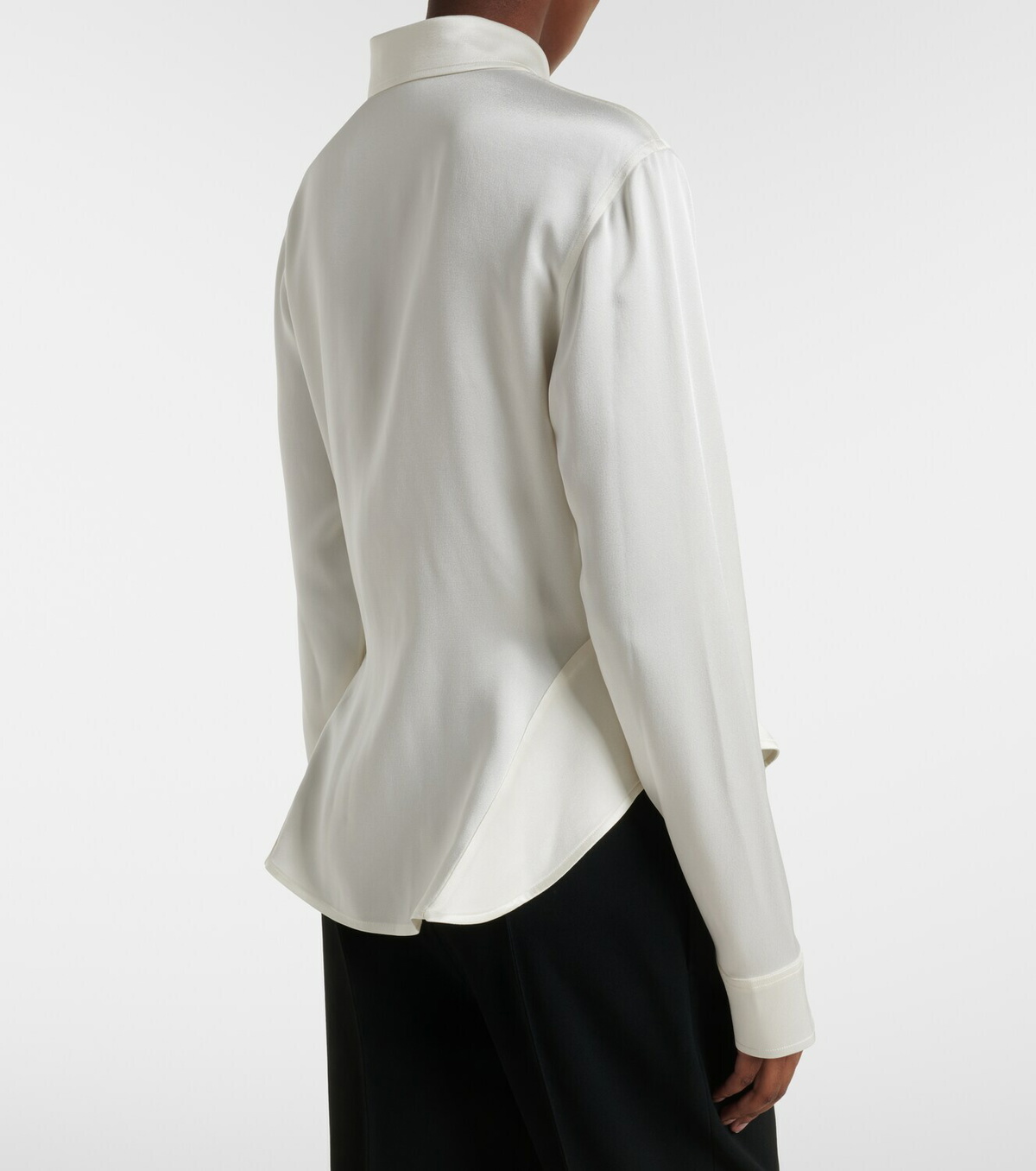 Stella McCartney Peplum satin shirt