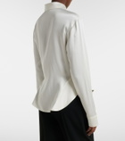 Stella McCartney Peplum satin shirt